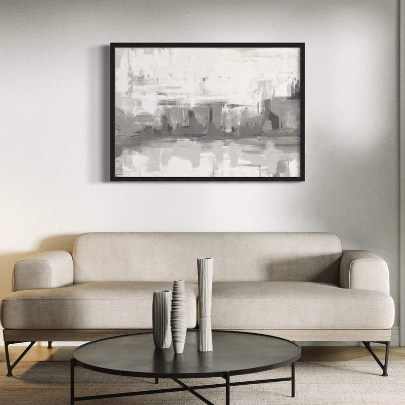 Modern Abstract Art Print Milan - Minimalist Living Room Art