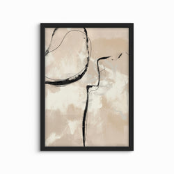 Minimalist Abstract Art Print Paris - Modern Art Print