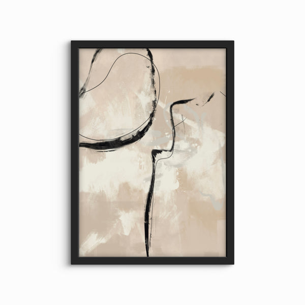 Minimalist Abstract Art Print Paris - Modern Art Print