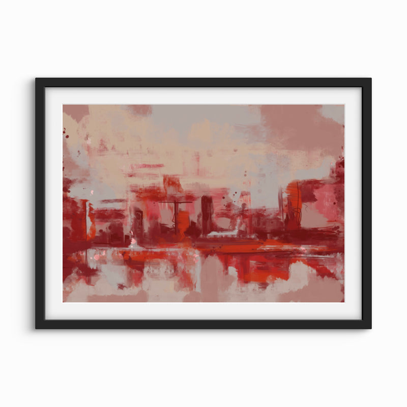 Minimalist Abstract Art Print Porto - Modern Art Print