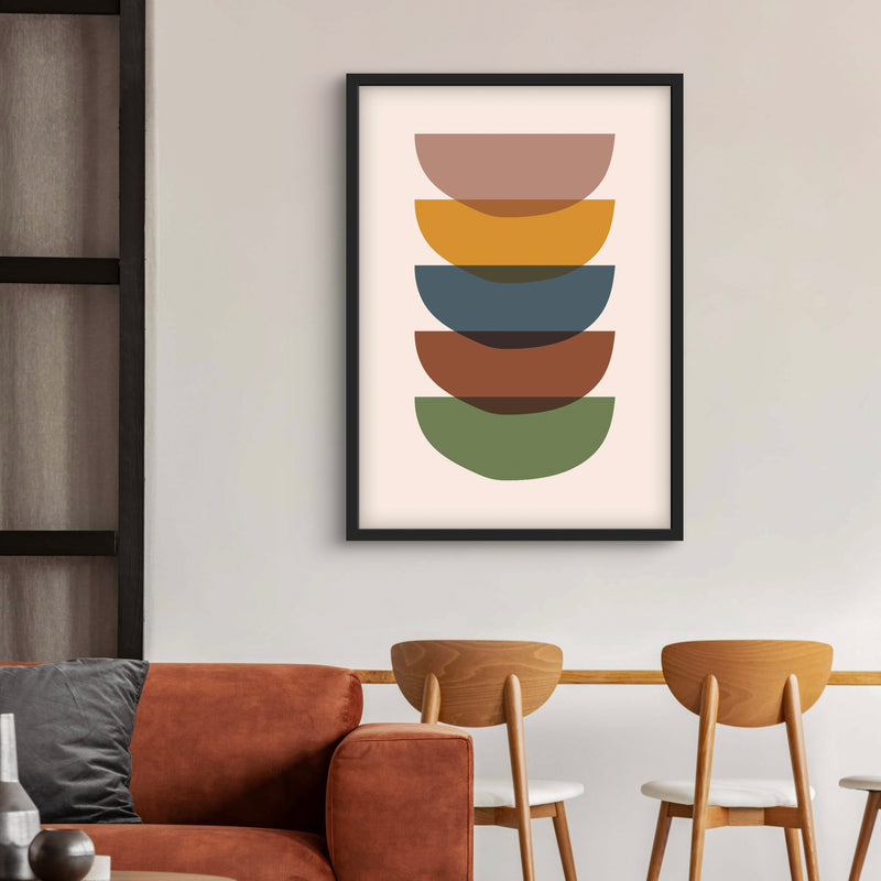 Abstract Minimalist Art in Boho Design -  Modern Art Print