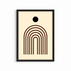 Abstract  Minimalist Art Boho Lines -  Modern Art Print