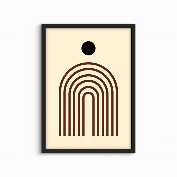Abstract  Minimalist Art Boho Lines -  Modern Art Print