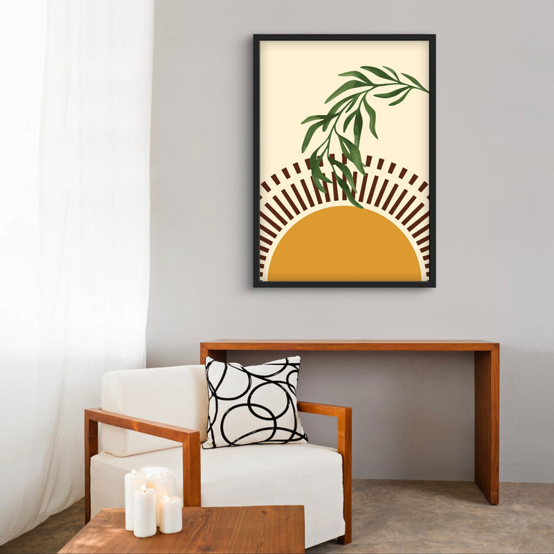 Modern Abstract Art Boho Sun - Minimalist Home Decor