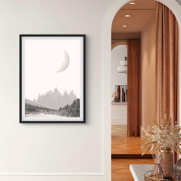 Modern Abstract Art In Grey - Minimalist Interior Design Art