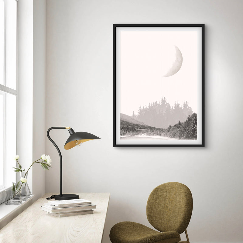 Modern Abstract Art In Grey - Minimalist Interior Design Art