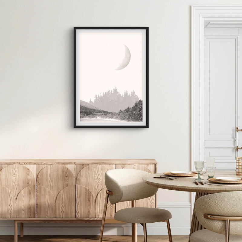Modern Abstract Art In Grey - Minimalist Interior Design Art