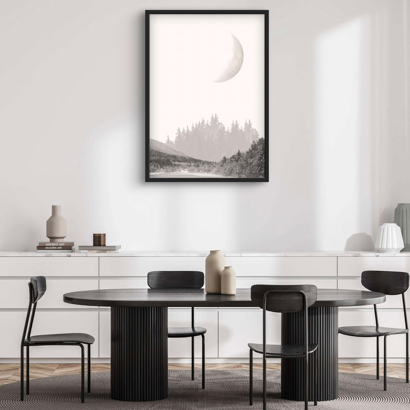 Modern Abstract Art In Grey - Minimalist Interior Design Art