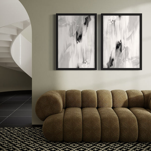 Modern Abstract Art Print Monaco - Minimalist Interior Design