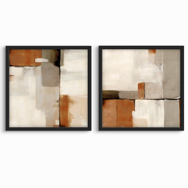 Abstract Art Sahara- Modern Home Decor