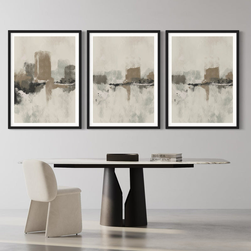 Modern Abstract Art Print Dubrovnik -  Minimalist Home Decor