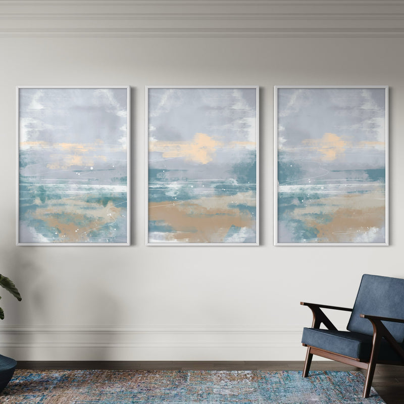 Abstract Minimalist Art Coastal Whispers -  Modern Art Print