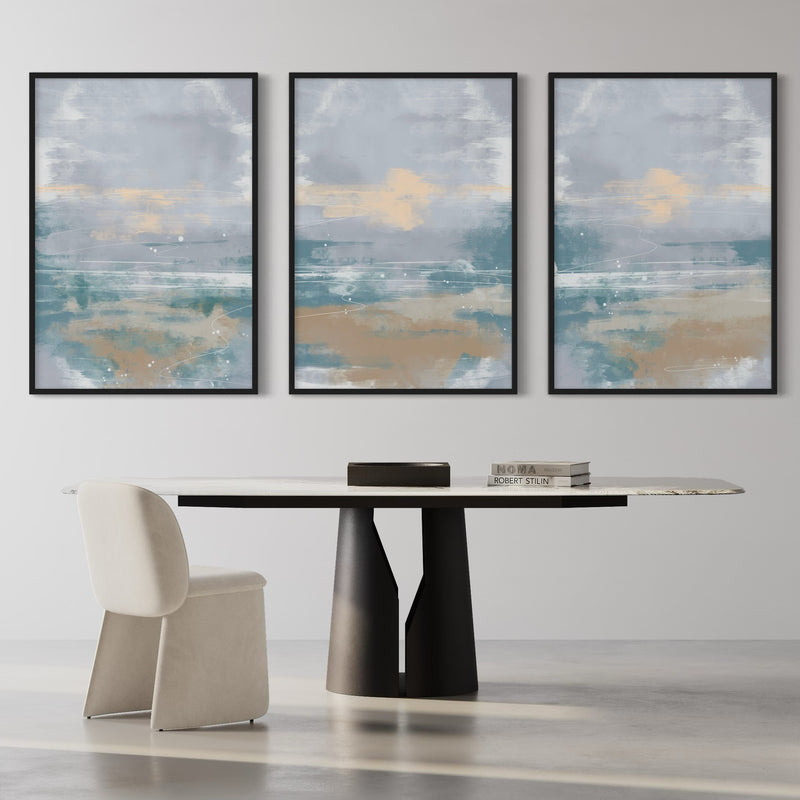 Abstract Minimalist Art Coastal Whispers -  Modern Art Print