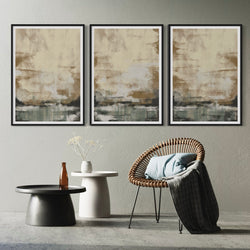 Modern Abstract Art Sage Forest - Minimalist Interior Design