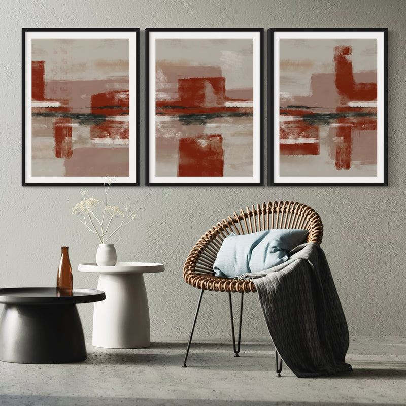 Minimalist Abstract Art Print Tribeca - Modern Art Print