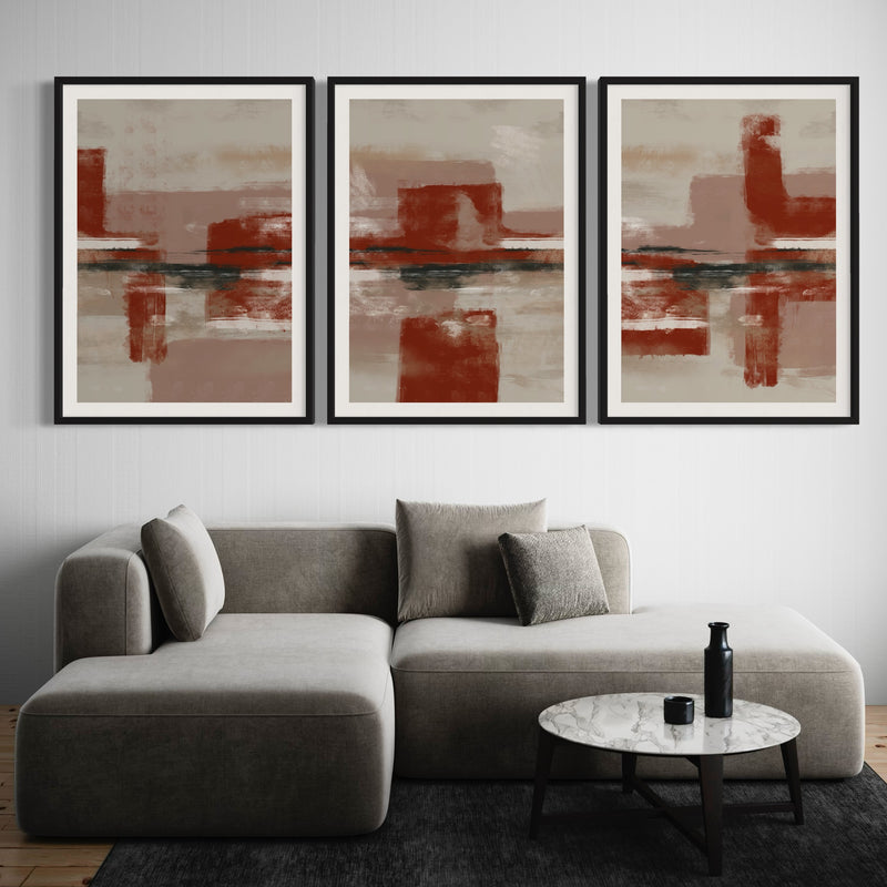 Minimalist Abstract Art Print Tribeca - Modern Art Print