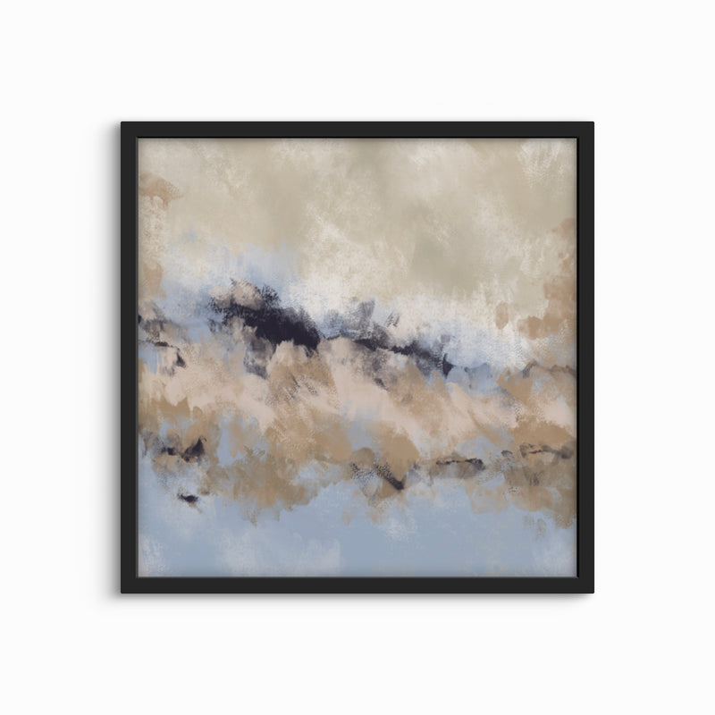 Modern Abstract Art Print Sicily - Minimalist Living Room Art