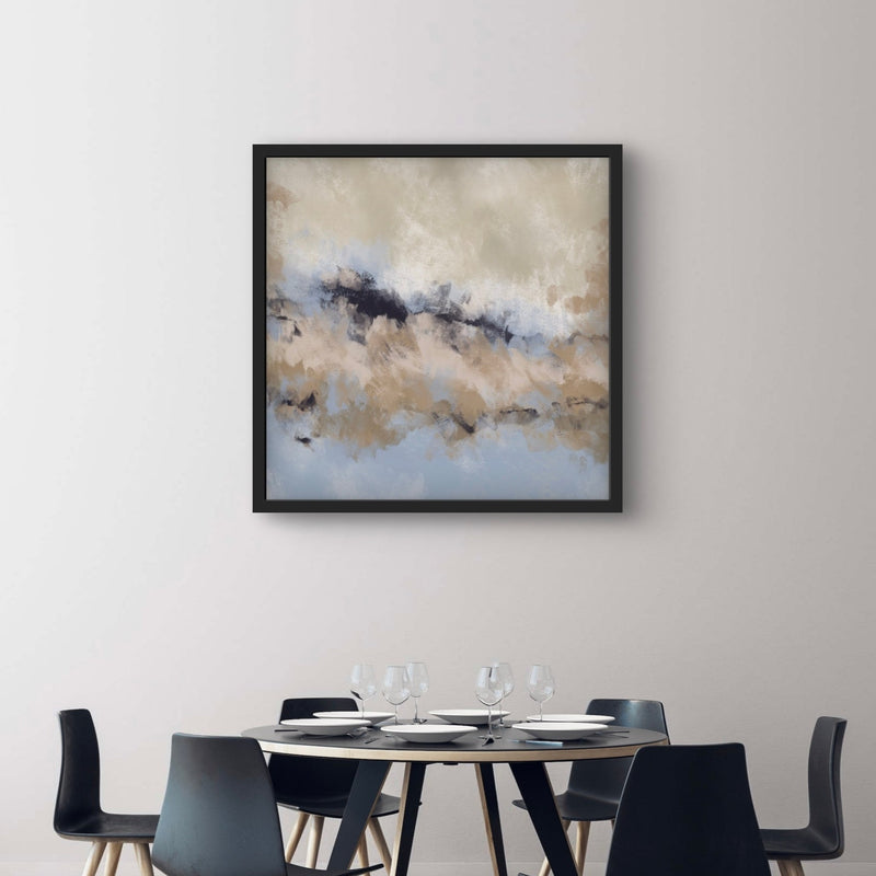 Modern Abstract Art Print Sicily - Minimalist Living Room Art