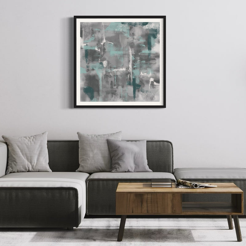 Modern Abstract Art Print Stockholm - Minimalist Home Decor