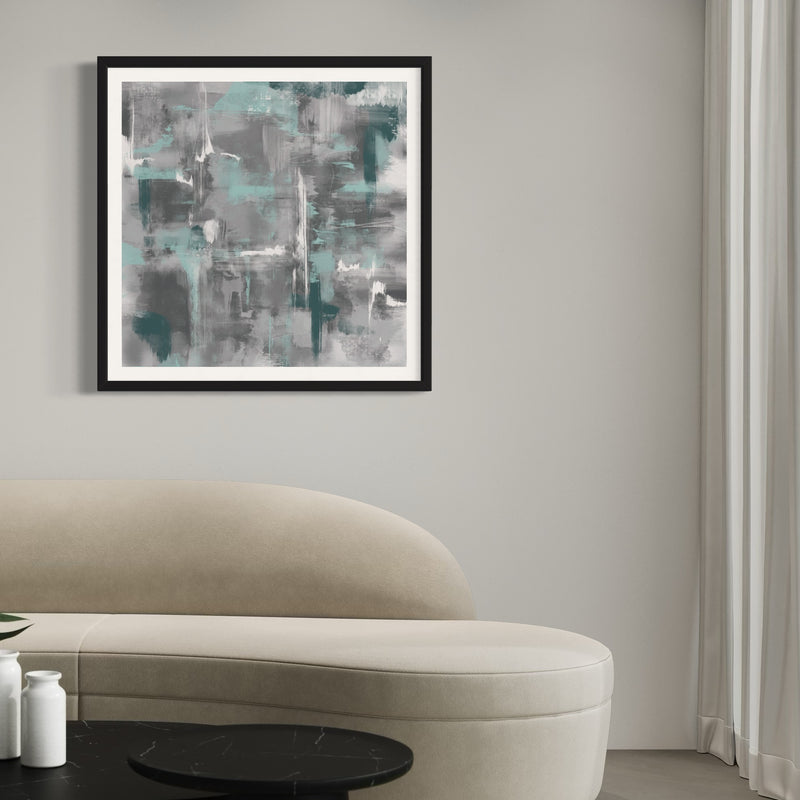 Modern Abstract Art Print Stockholm - Minimalist Home Decor