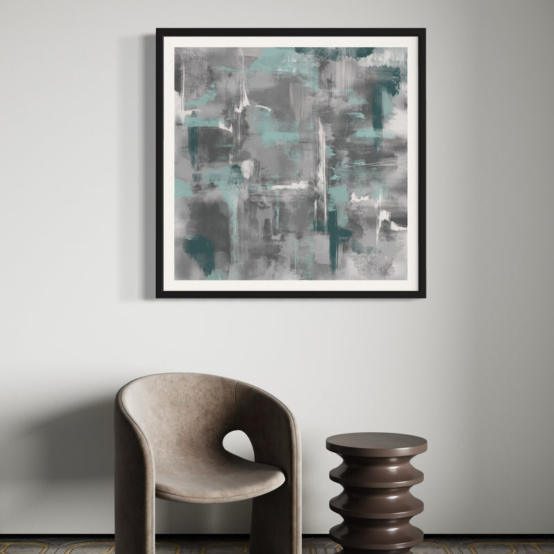 Modern Abstract Art Print Stockholm - Minimalist Home Decor