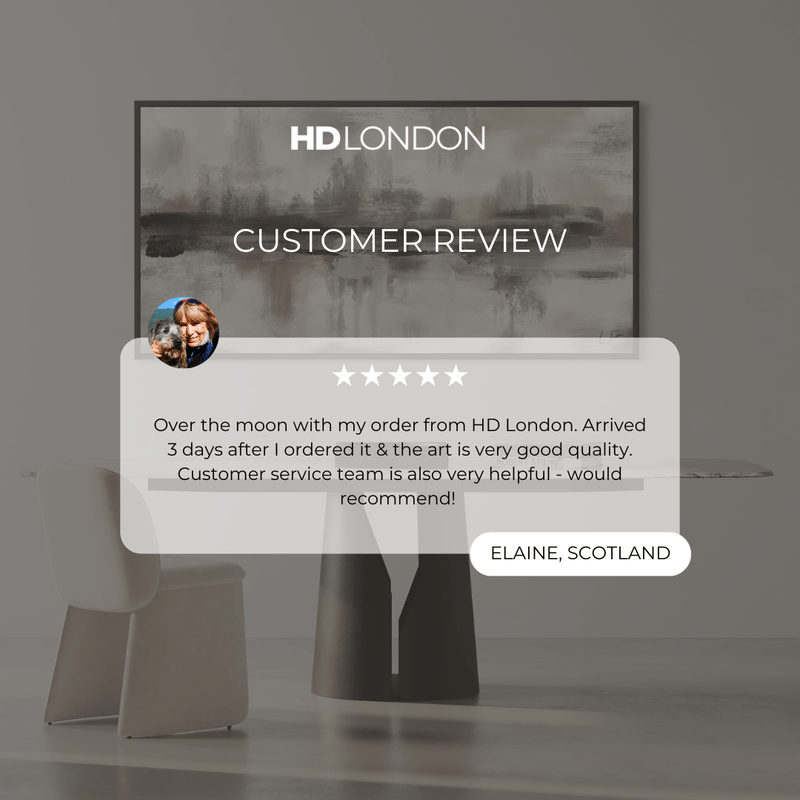 Customer Review For Minimalist Home Decor Wall Art Styled With A Sculptural Black Base Dining Table, Cream Upholstered Chair, Stacked Design Books, And A Sleek Contemporary Centerpiece. Perfect For A Sophisticated Modern Dining Room.