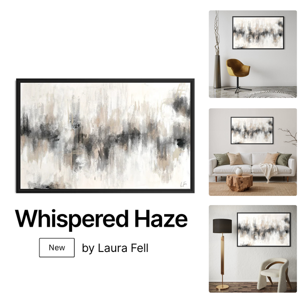 Framed Canvas - Whispered Haze