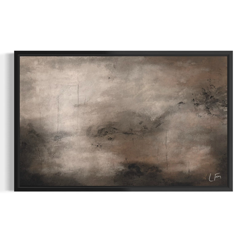 Modern Minimal Abstract Wall Art With Earthy Neutral Textures. Perfect For A Contemporary Living Room.