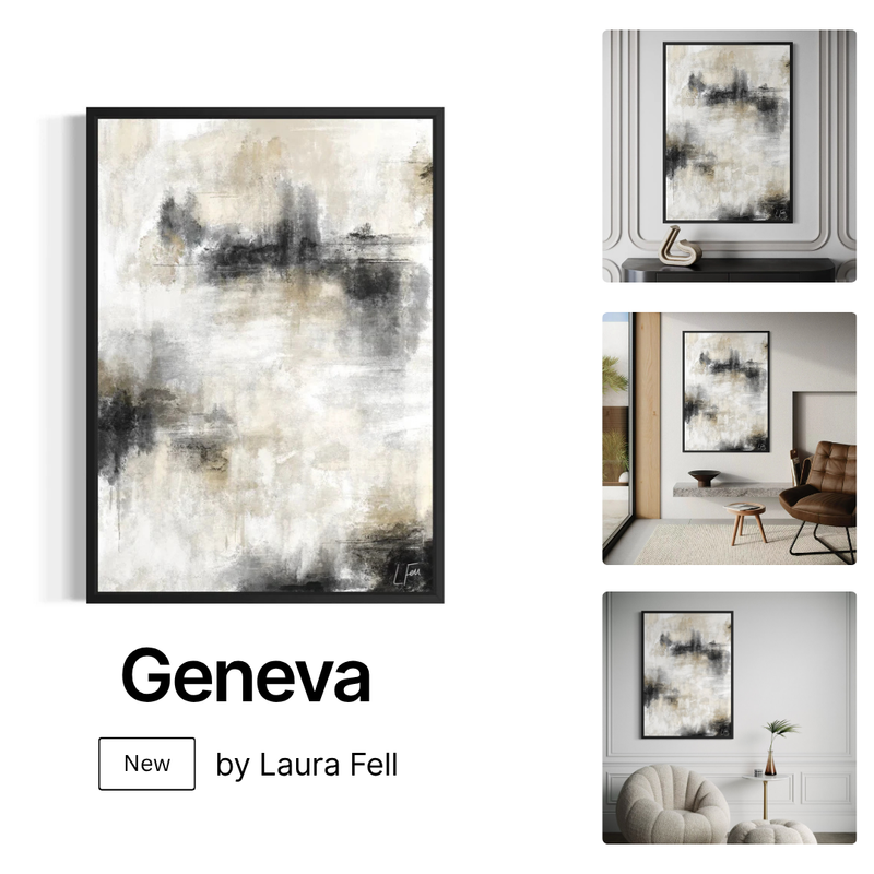 Framed Canvas - Geneva