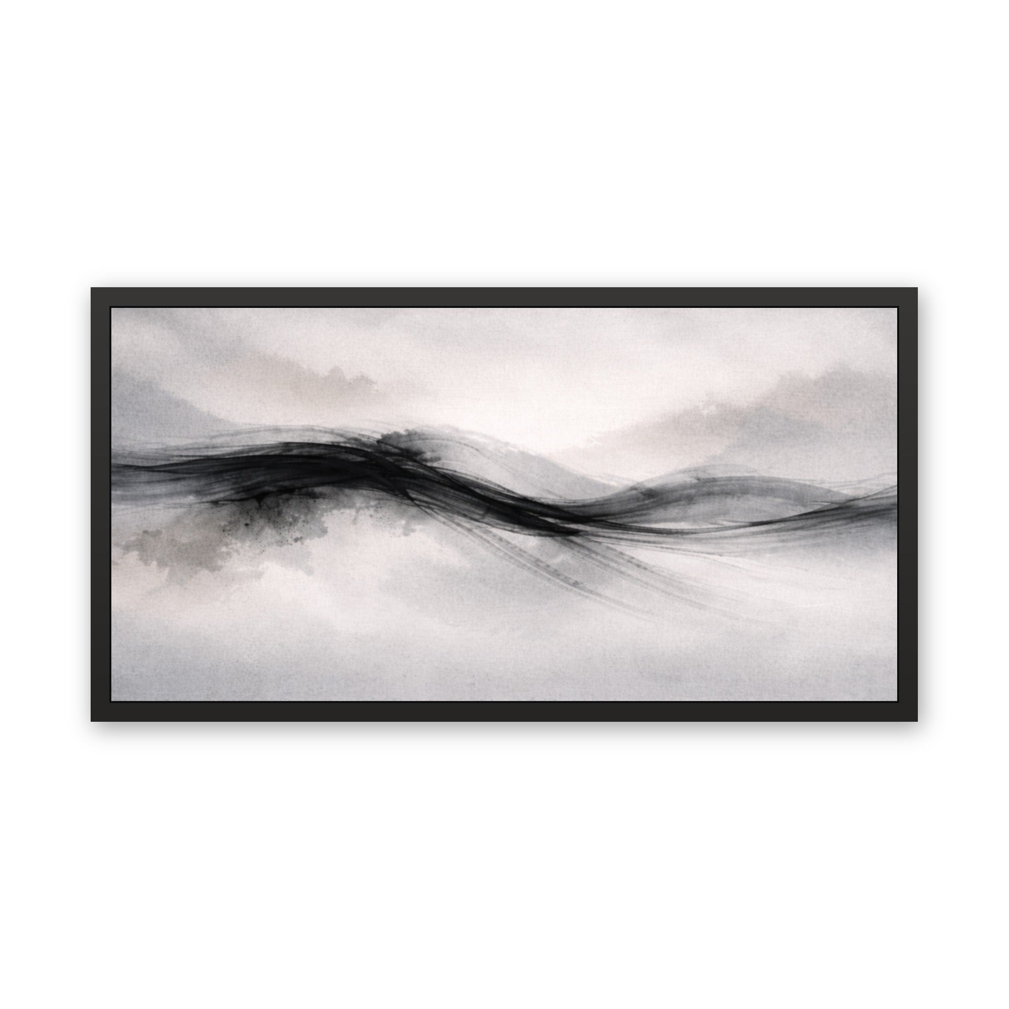 Gerahmte Leinwand - Nackte Drift