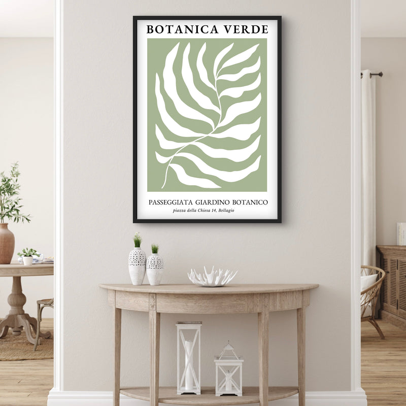 Modern Abstract Art Print in Botanica Verde - Gallery Wall Print