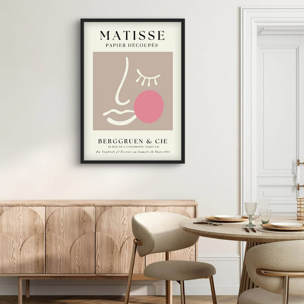 Minimalist Abstract Art Matisse Figure - Modern Art Print