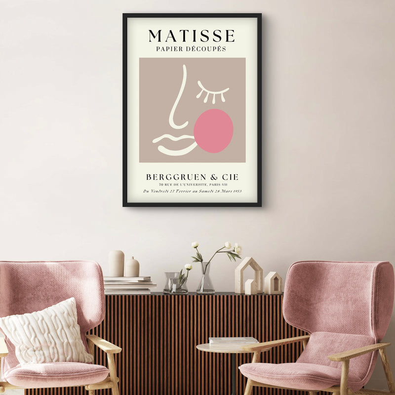 Minimalist Abstract Art Matisse Figure - Modern Art Print