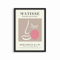 Minimalist Abstract Art Matisse Figure - Modern Art Print