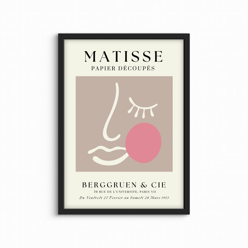 Minimalist Abstract Art Matisse Figure - Modern Art Print