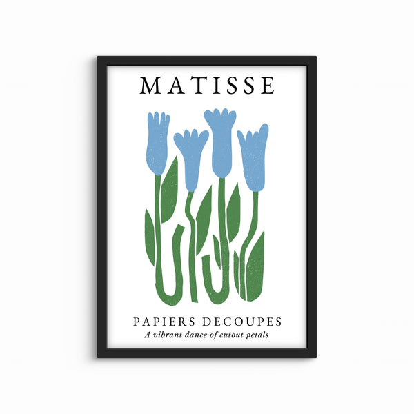 Minimalist Abstract Art in Matisse Flower - Modern Interior Design Art