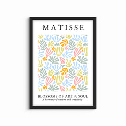 Abstract Minimalist Art in Matisse White -  Modern Art Print
