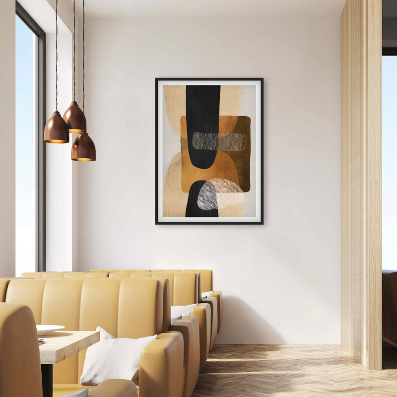 Minimalist Abstract Art Noble  Silhouette - Modern Interior Design Art