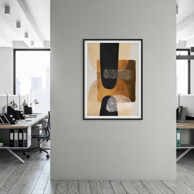 Minimalist Abstract Art Noble  Silhouette - Modern Interior Design Art
