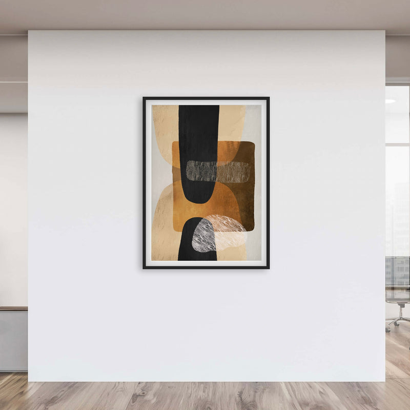 Minimalist Abstract Art Noble  Silhouette - Modern Interior Design Art