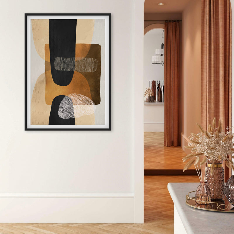 Minimalist Abstract Art Noble  Silhouette - Modern Interior Design Art