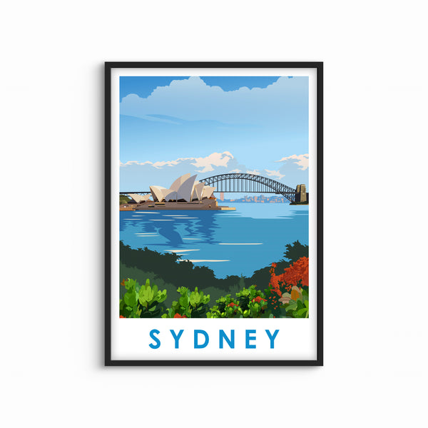 Abstract Art Framed Print in Sydney -  Living Room Wall Art