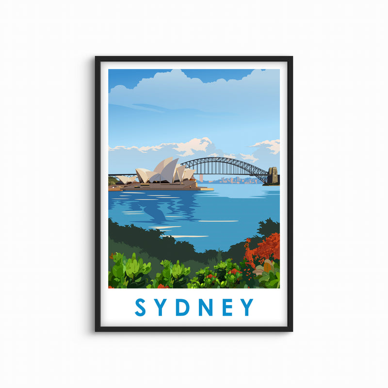 Abstract Art Framed Print in Sydney -  Living Room Wall Art