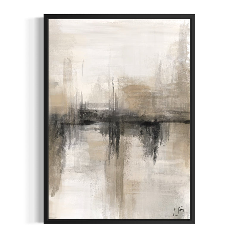 Modern Minimalist Wall Art with White Background